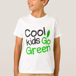 cool kids go green tシャツ