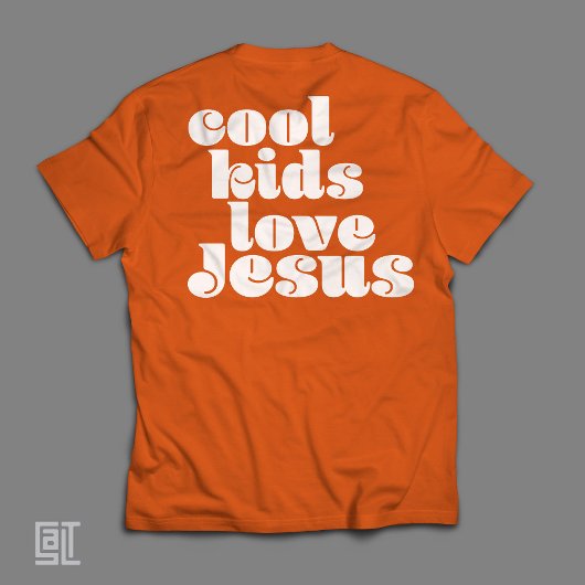 Cool Kids Love Jesus Retro Christian Tシャツ