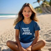 Cool Kids Love Jesus Retro Christian Tシャツ