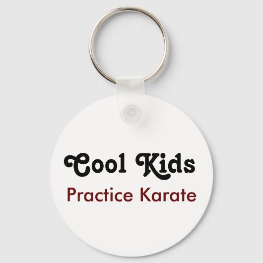 Cool Kids Practice Karate キーホルダー (正面)