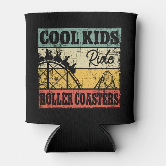 Cool Kids Ride Roller Coasters Funny Coaster Train 缶クーラー (正面)