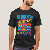 Cool Kindergarten Is My Jam Funny Back To School F Tシャツ (正面)