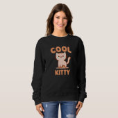 Cool Kitty スウェットシャツ (正面フル)