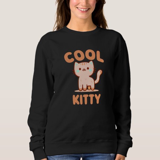 Cool Kitty スウェットシャツ (正面)