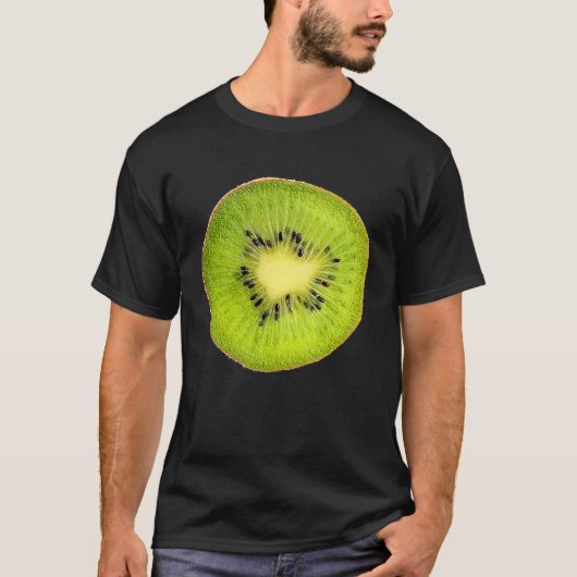 Cool Kiwi Slice Outfit Illustration  Graphic Desig Tシャツ (正面)