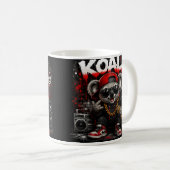 Cool Koala Vibes – Urban Hip Hop Graffiti Animal  コーヒーマグカップ (正面右)