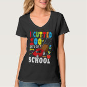 Cool Lawn Mower Apparel 100th Day Of School Teache Tシャツ (正面)
