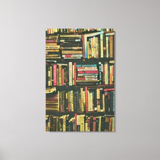 Cool library lover gift キャンバスプリント (正面)
