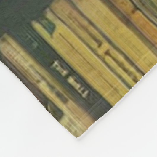 Cool library lover gift フリースブランケット (角)