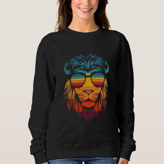 Cool Lion スウェットシャツ (正面)