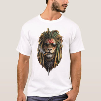 Cool Lion Sunglasses T-Shirt – Urban King Style Tシャツ
