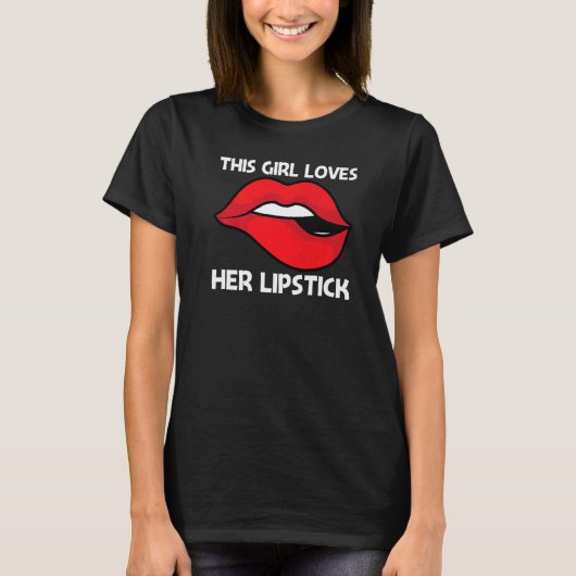 Cool Lipstick For Girls Kids Cosmetic Makeup  1 Tシャツ (正面)