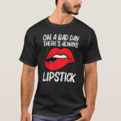 Cool Lipstick For Men Women Cosmetic Makeup Tシャツ (正面)