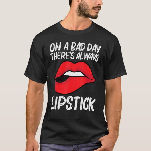 Cool Lipstick For Men Women Cosmetic Makeup   Tシャツ (正面)