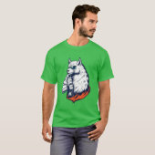 Cool Llama Rock Star Tシャツ (正面フル)