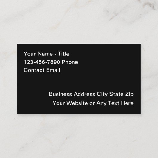 Cool Luxury Car Theme Business Cards 名刺 (裏面)