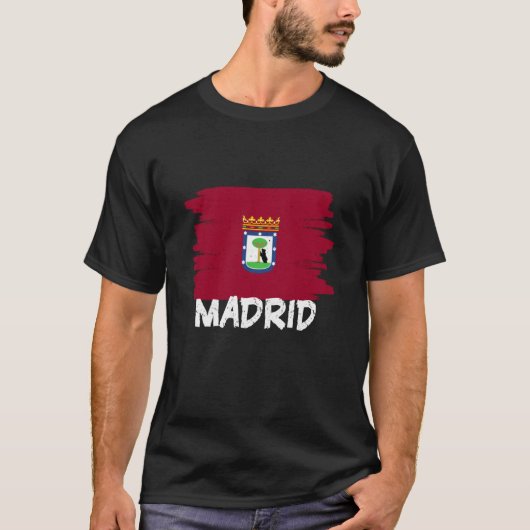 Cool Madrid Flag Tシャツ (正面)