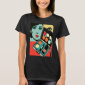 Cool Makeup Artist Pop Makeup Kit Mom Tシャツ (正面)