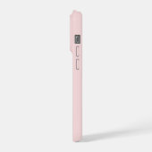 Cool Mama Club Modern Peachy Pink Mother's Day iPhoneケース (左側面)