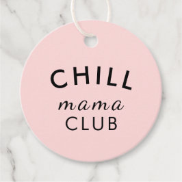 Cool Mama Club Modern Pink Design フェイバータグ