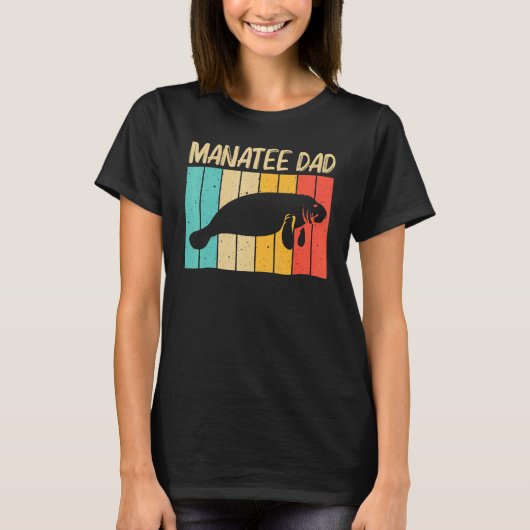 Cool Manatee For Men Women Sea Cow Save The Manate Tシャツ (正面)