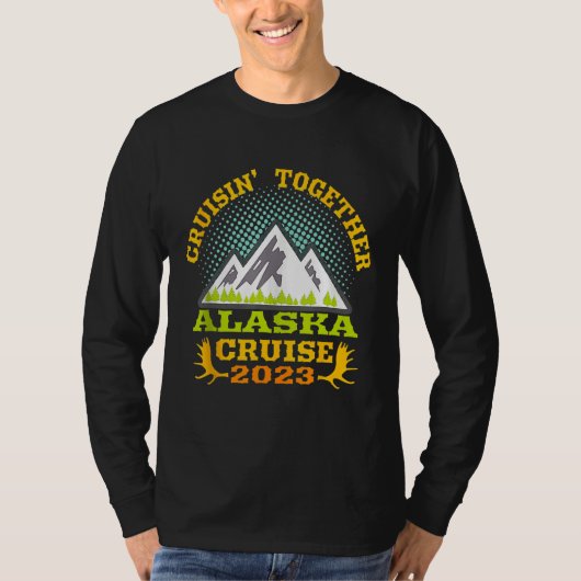 Cool Matching Family Friends And Group Alaska Crui Tシャツ (正面)