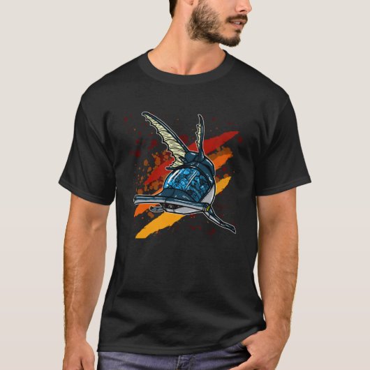Cool mechanical Shark Tシャツ (正面)