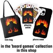 Cool Meeple On Fire Board Games iPhoneケース