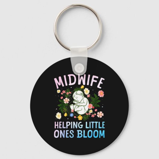 Cool Midwife Art For Women Midwifery Doula Nursing キーホルダー (正面)