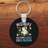 Cool Midwife Art For Women Midwifery Doula Nursing キーホルダー (正面)