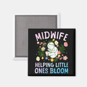 Cool Midwife Art For Women Midwifery Doula Nursing マグネット (正面/裏面)
