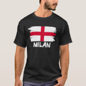 Cool Milan Flag Tシャツ (正面)