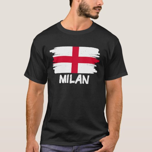 Cool Milan Flag Tシャツ (正面)