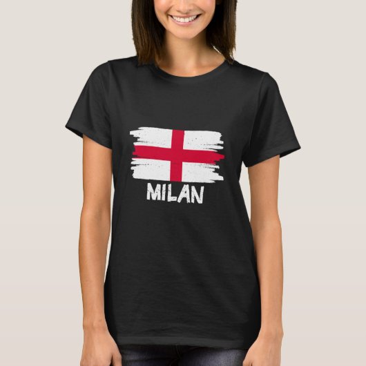 Cool Milan Flag Tシャツ (正面)