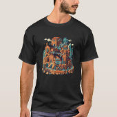 Cool Mine Building for mining Company and Miner Tシャツ (正面)