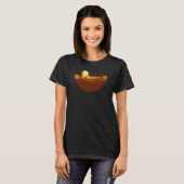 Cool minimalist desert landscape wild west style tシャツ (正面フル)