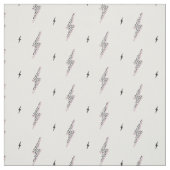 Cool modern bolt power sign white neutral  ファブリック (見本)