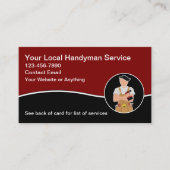 Cool Modern Handyman Services New 名刺 (正面)