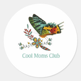 Cool Moms Club バタフライクラブ ラウンドシール