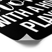 Cool Moms With Funny Sayings Just A Good Mom Quote ポスター (角)