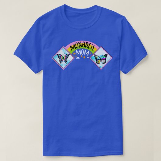Cool Monarch mom mama for butterfly lover Tシャツ (デザイン正面)