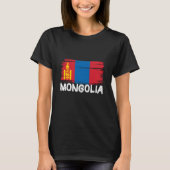 Cool Mongolia Flag Tシャツ (正面)