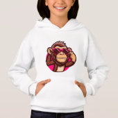 Cool Monkey Baby Hoodie (正面)