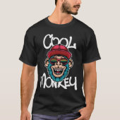 Cool Monkey streetwear Tシャツ (正面)