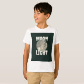 Cool Moon Light Galaxy Birthday Gift Boy's T-Shirt Tシャツ (正面フル)