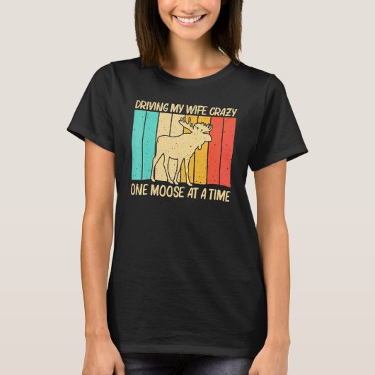 Cool Moose For Men Boys Moose Deer Bull Elk   Tシャツ (正面)