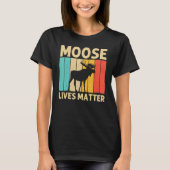 Cool Moose For Men Women Moose Alaska Moose Elk Hu Tシャツ (正面)