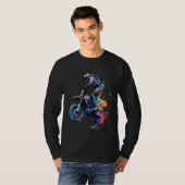 Cool motocross rider Offroad action  1 Tシャツ (正面フル)