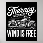 Cool Motorcycle Men Biker Rider Motor Cycle Lovers ポスター (正面)