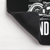 Cool Motorcycle Men Biker Rider Motor Cycle Lovers マウスパッド (コーナー)